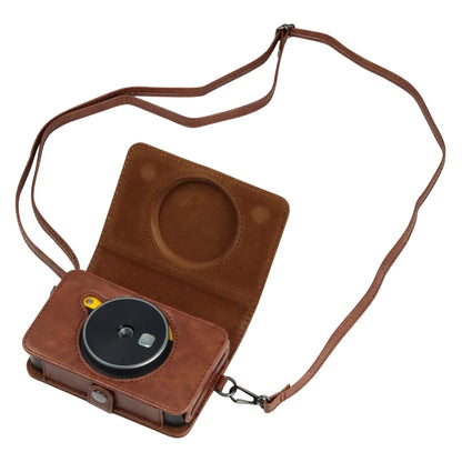 Compatible with Kodak Mini Shot2 Retro / C210R instax Full Body Camera PU Leather Case Bag with Strap, Compatible with Kodak Mini Shot2 Retro / C210R