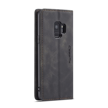 CaseMe-013 Multifunctional Retro Frosted Horizontal Flip Leather Case with Card Slot & Holder & Wallet, for Galaxy S9