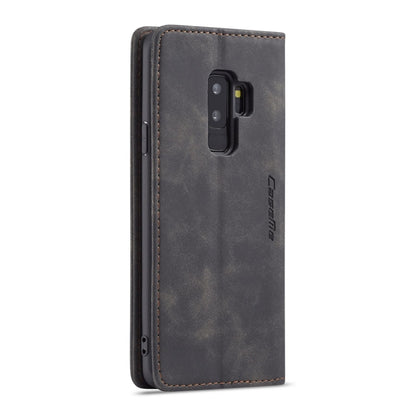 CaseMe-013 Multifunctional Retro Frosted Horizontal Flip Leather Case with Card Slot & Holder & Wallet, for Galaxy S9 Plus