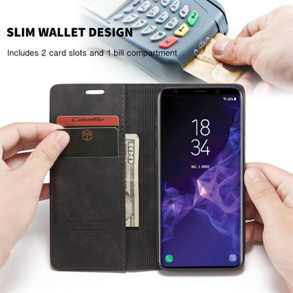 CaseMe-013 Multifunctional Retro Frosted Horizontal Flip Leather Case with Card Slot & Holder & Wallet, for Galaxy S9 Plus