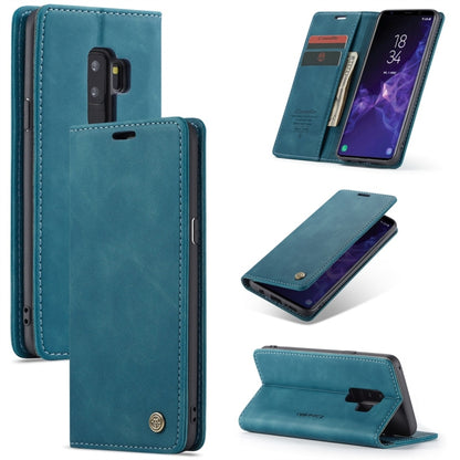 CaseMe-013 Multifunctional Retro Frosted Horizontal Flip Leather Case with Card Slot & Holder & Wallet, for Galaxy S9 Plus
