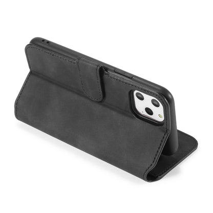 DG.MING Retro Oil Side Horizontal Flip Case with Holder & Card Slots & Wallet compatible with iPhone, Compatible with iPhone 11 Pro (2019)