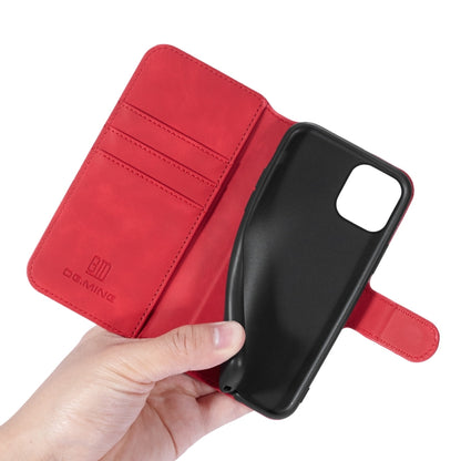 DG.MING Retro Oil Side Horizontal Flip Case with Holder & Card Slots & Wallet compatible with iPhone, Compatible with iPhone 11 Pro Max