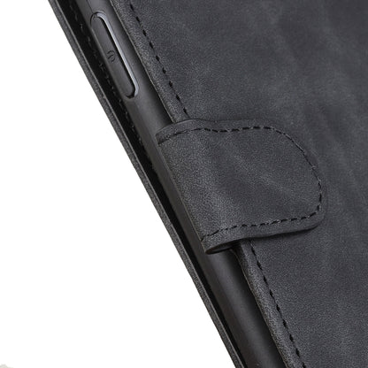 KHAZNEH Retro Texture PU + TPU Horizontal Flip Leather Case with Holder & Card Slots & Wallet, Compatible with OPPO A15