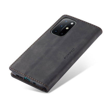 CaseMe-013 Multifunctional Retro Frosted Horizontal Flip Leather Case with Card Slot & Holder & Wallet, Compatible with OnePlus 8T