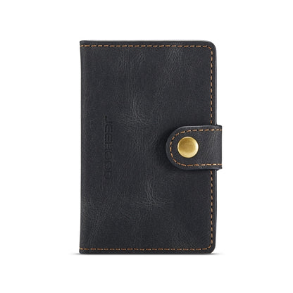 JEEHOOD Retro Magnetic Detachable Leather Case with Wallet & Card Slot & Holder
