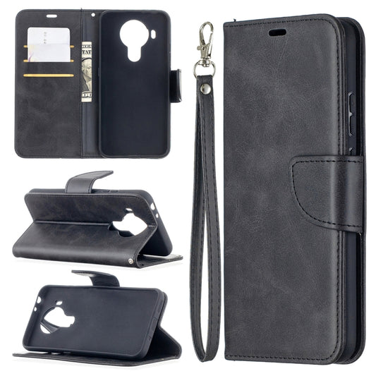 Retro Lambskin Texture Pure Color Horizontal Flip PU Leather Case with Holder & Card Slots & Wallet & Lanyard, For Nokia 5.4