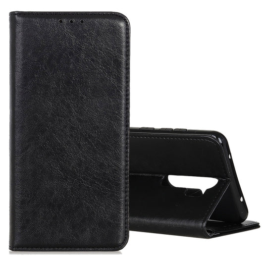 Magnetic Retro Crazy Horse Texture Horizontal Flip Leather Case with Holder & Card Slots, Compatible with OPPO A9 (2020)