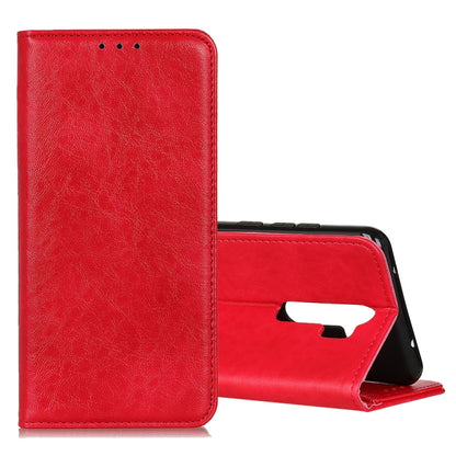 Magnetic Retro Crazy Horse Texture Horizontal Flip Leather Case with Holder & Card Slots, Compatible with OPPO A9 (2020)