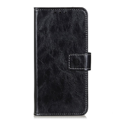 Retro Crazy Horse Texture Horizontal Flip Leather Case with Holder & Card Slots & Photo Frame & Wallet, Compatible with OPPO A9 (2020)