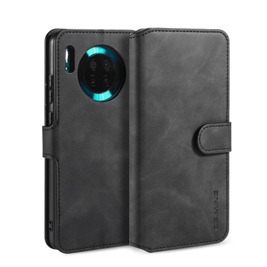 DG.MING Retro Oil Side Horizontal Flip Case with Holder & Card Slots & Wallet, Compatible with Huawei Mate 30