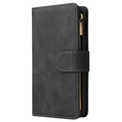 Multifunctional Retro Frosted Horizontal Flip Leather Case with Card Slot & Holder & Zipper Wallet & Photo Frame & Lanyard, For Samsung Galaxy S10e