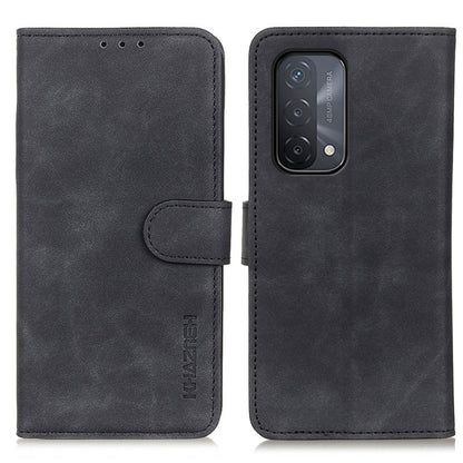 KHAZNEH Retro Texture PU + TPU Horizontal Flip Leather Case with Holder & Card Slots & Wallet, Compatible with OPPO A93 5G / A54 5G / A74 5G
