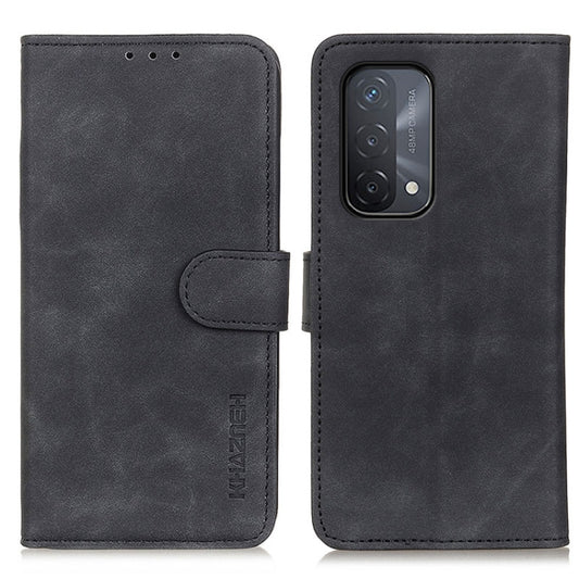 KHAZNEH Retro Texture PU + TPU Horizontal Flip Leather Case with Holder & Card Slots & Wallet, Compatible with OPPO A93 5G / A54 5G / A74 5G