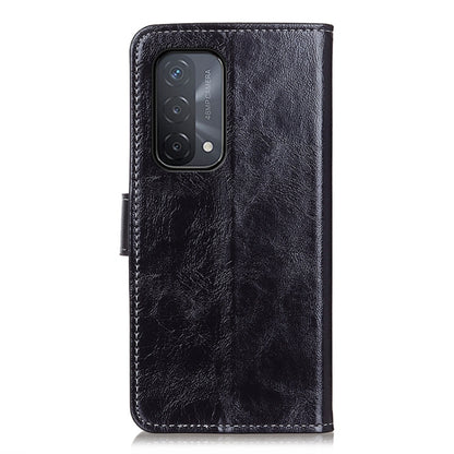 Retro Crazy Horse Texture Horizontal Flip Leather Case with Holder & Card Slots & Photo Frame & Wallet, Compatible with OPPO A93 / A54 / A74 5G