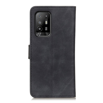 KHAZNEH Retro Texture Horizontal Flip Leather Case with Holder & Card Slots & Wallet, Compatible with OPPO F19 Pro+ 5G / Reno5 Z