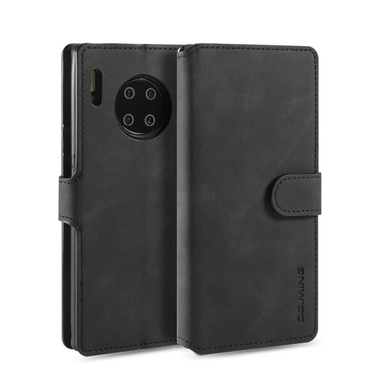 DG.MING Retro Oil Side Horizontal Flip Case with Holder & Card Slots & Wallet, Compatible with Huawei Mate 30 Pro