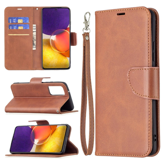 Retro Lambskin Texture Pure Color Horizontal Flip PU Leather Case with Holder & Card Slots & Wallet & Lanyard, For Samsung Galaxy A82 5G