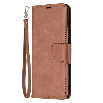 Retro Lambskin Texture Pure Color Horizontal Flip PU Leather Case with Holder & Card Slots & Wallet & Lanyard, For Samsung Galaxy A03s 164mm