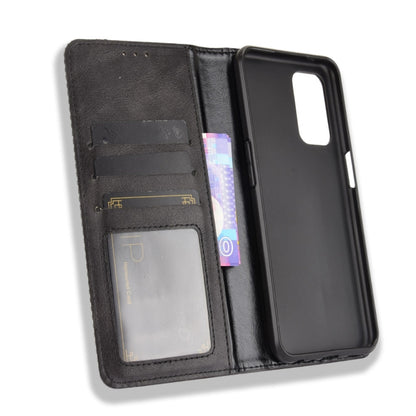 Magnetic Buckle Retro Crazy Horse Texture Horizontal Flip Leather Case with Holder & Card Slots & Photo Frame, Compatible with OnePlus Nord N200 5G