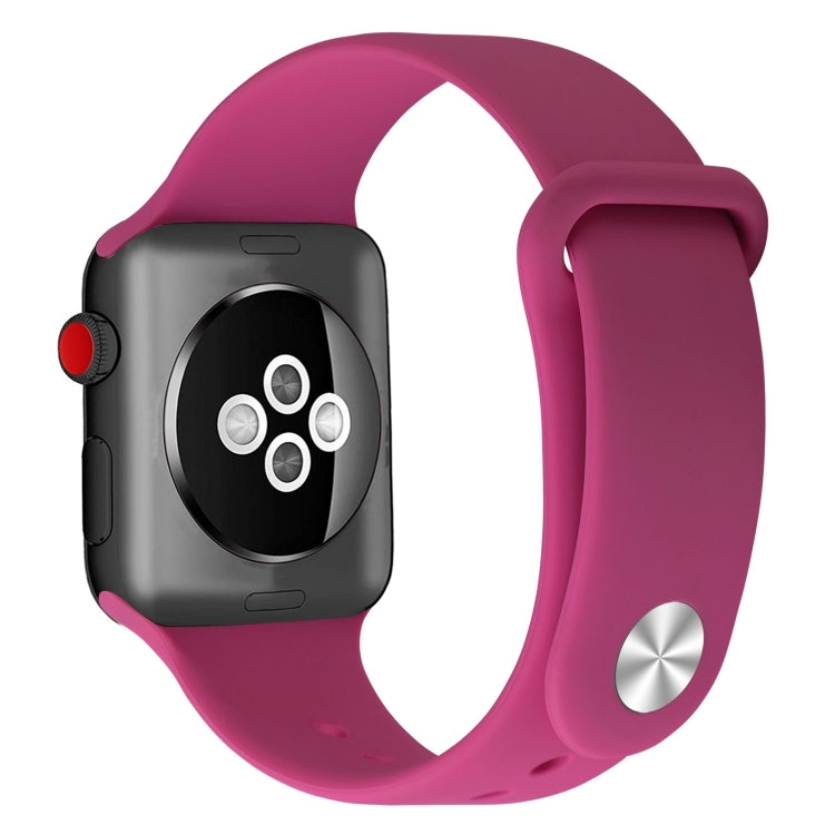 Silicone Replacement Strap Watchband Compatible with Apple Watch Series, 7 41mm / 6 & SE & 5 & 4 40mm / 3 & 2 & 1 38mm