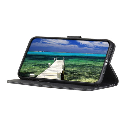 KHAZNEH Retro Texture PU + TPU Horizontal Flip Leather Case with Holder & Card Slots & Wallet, Compatible with vivo V21e 5G