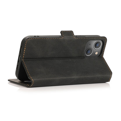 Retro Magnetic Closing Clasp Horizontal Flip Leather Case with Holder & Card Slots & Photo Frame & Wallet