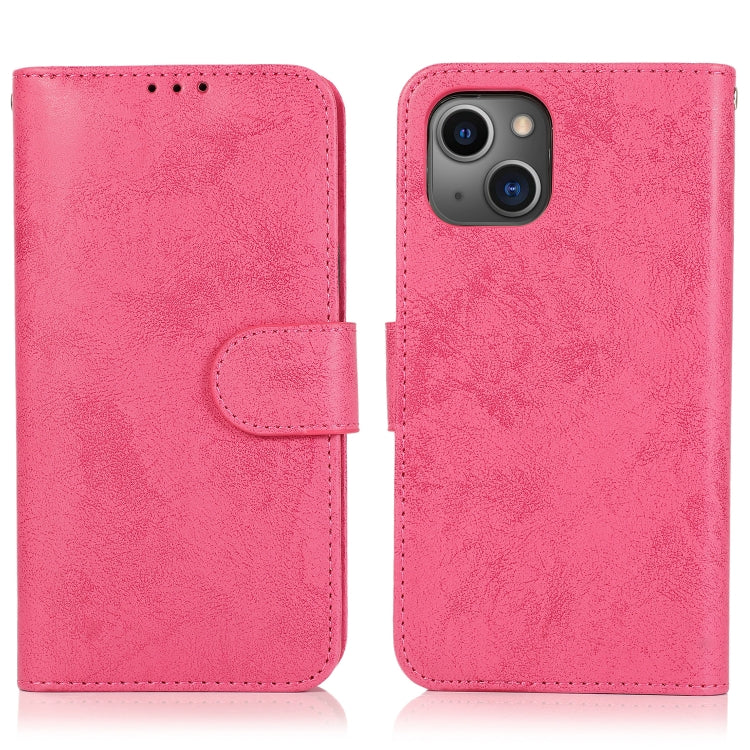 Retro 2 in 1 Detachable Horizontal Flip Leather Case with Card Slots & Wallet