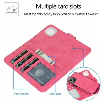 Retro 2 in 1 Detachable Horizontal Flip Leather Case with Card Slots & Wallet