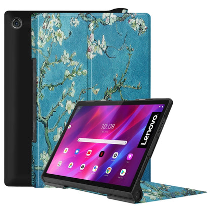 Custer Texture Coloured Drawing Pattern Horizontal Flip PU Leather Case with Holder & Sleep / Wake-up Function