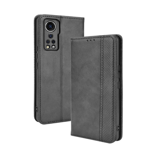 Magnetic Buckle Retro Pattern Horizontal Flip Leather Case with Holder & Card Slot & Wallet