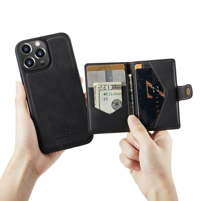 JEEHOOD Retro Magnetic Detachable Protective Case with Wallet & Card Slot & Holder