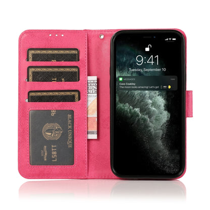 Retro 2 in 1 Detachable Magnetic Horizontal Flip TPU + PU Leather Case with Holder & Card Slots & Photo Frame & Wallet