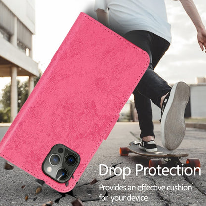 Retro 2 in 1 Detachable Magnetic Horizontal Flip TPU + PU Leather Case with Holder & Card Slots & Photo Frame & Wallet
