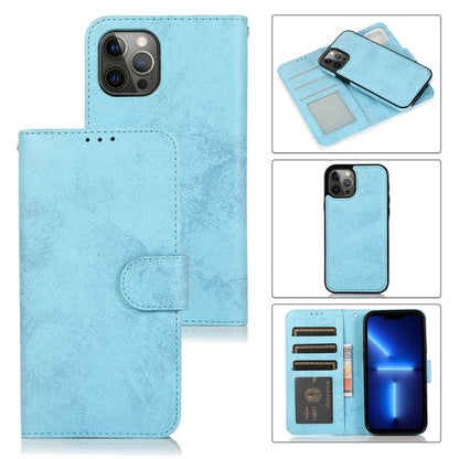 Retro 2 in 1 Detachable Magnetic Horizontal Flip TPU + PU Leather Case with Holder & Card Slots & Photo Frame & Wallet