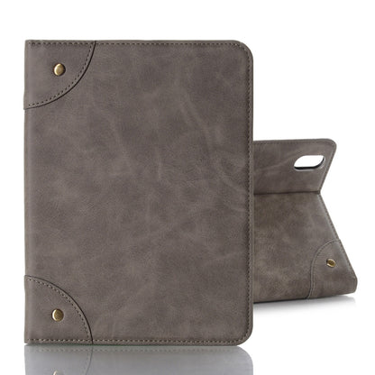 Retro Book Style Leather Tablet Case, Compatible with iPad mini 6 / mini 2024