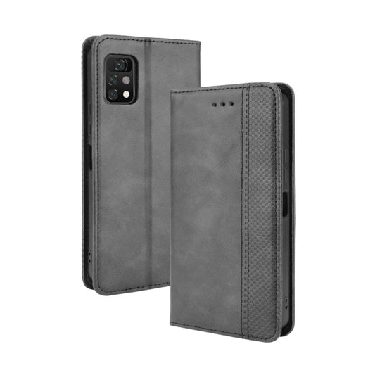 Magnetic Buckle Retro Crazy Horse Texture Horizontal Flip Leather Case with Holder & Card Slots & Photo Frame
