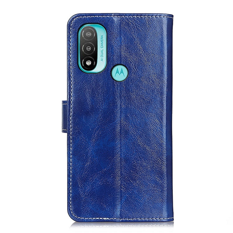 Retro Crazy Horse Texture Horizontal Flip Leather Phone Case, Compatible with Motorola Moto E40/E20/E30/Lenovo K14 Plus