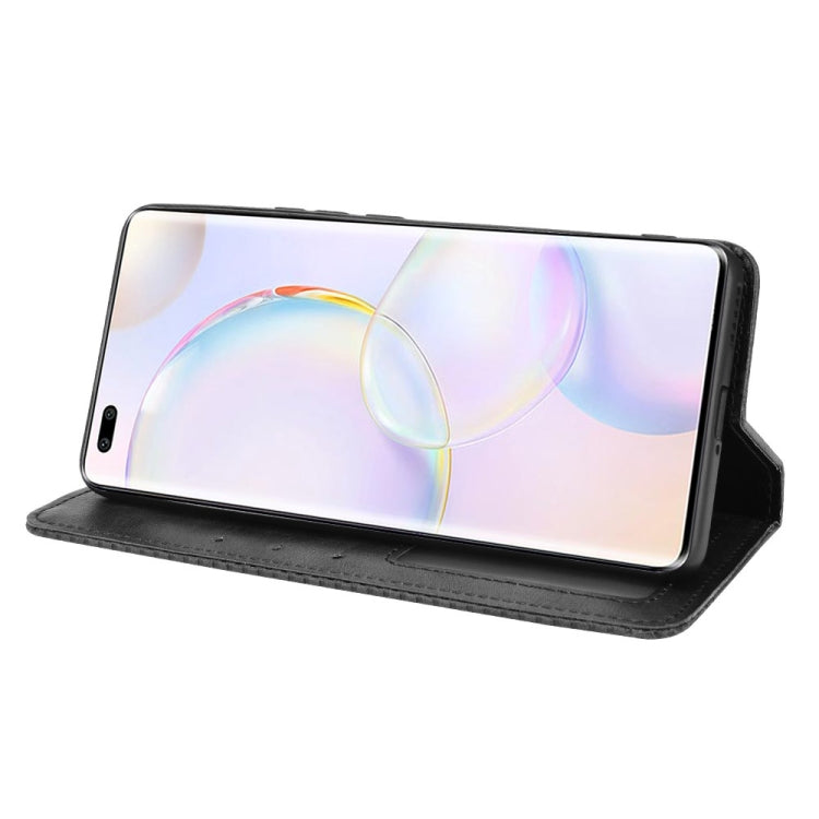 Magnetic Buckle Retro Crazy Horse Texture Horizontal Flip Phone Leather Case with Holder & Card Slots & Photo Frame, Compatible with Huawei nova 9 Pro / Honor 50 Pro