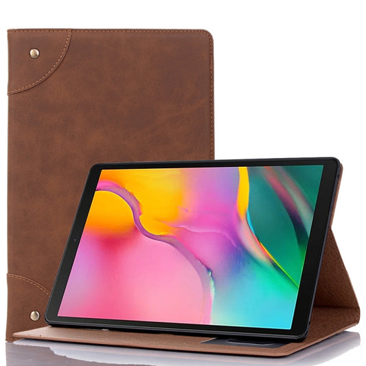 Retro Leather Tablet Case, Compatible with Samsung Galaxy Tab A7 T500