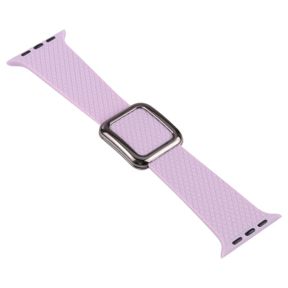 Black Buckle Silicone Watchband Compatible with Apple Watch Series, 7 41mm / 6&SE&5&4 40mm / 3&2&1 38mm