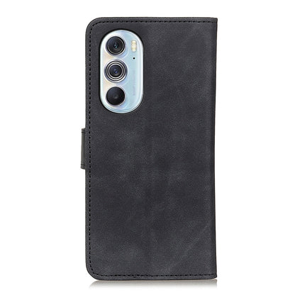 KHAZNEH Retro Texture Horizontal Flip Leather Phone Case, Compatible with Motorola Edge X30