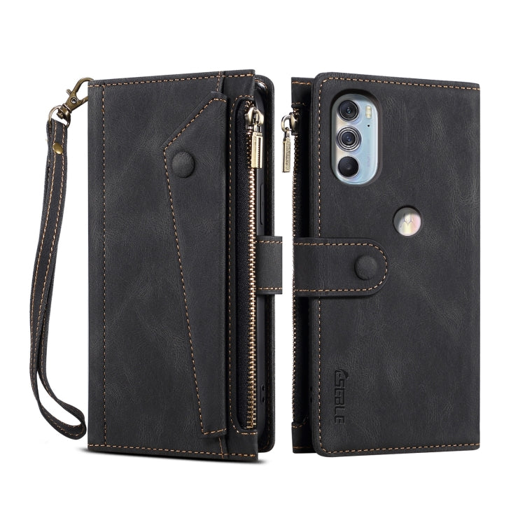 Retro Frosted Leather Phone Case, Compatible with Motorola Edge X30