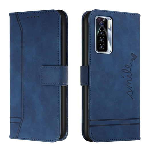 Retro Skin Feel Horizontal Flip Soft TPU + PU Leather Phone Case, Compatible with Tecno Camon 17 Pro