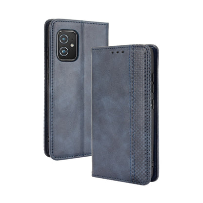 Magnetic Buckle Retro Crazy Horse Leather Phone Case, Compatible with Asus Zenfone 8 / 8Z