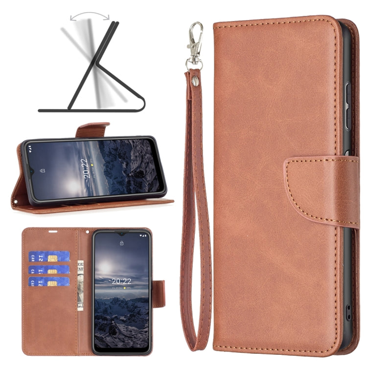Retro Lambskin Texture Leather Phone Case, Compatible with Nokia G21 / G11