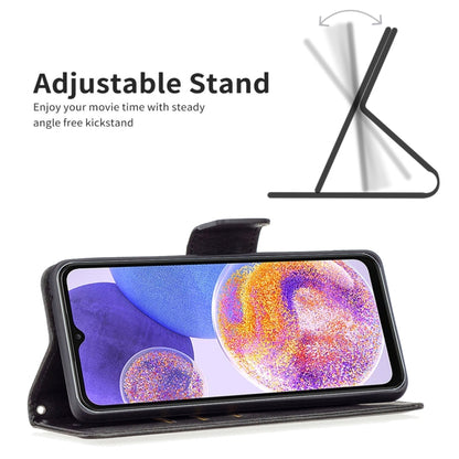 Retro Lambskin Texture Leather Phone Case, For Samsung Galaxy A23 5G