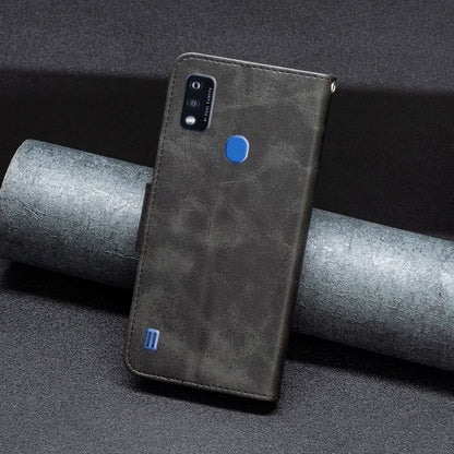 Retro Lambskin Texture Leather Phone Case, Compatible with ZTE Blade A51