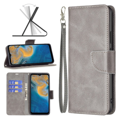 Retro Lambskin Texture Leather Phone Case, Compatible with ZTE Blade A51