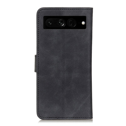 KHAZNEH Retro Texture Leather Phone Case, Compatible with Google Pixel 7 Pro 5G
